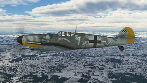  Messerschmitt Bf 109G-4/R6   "Weiße 1"   7./ JG 54