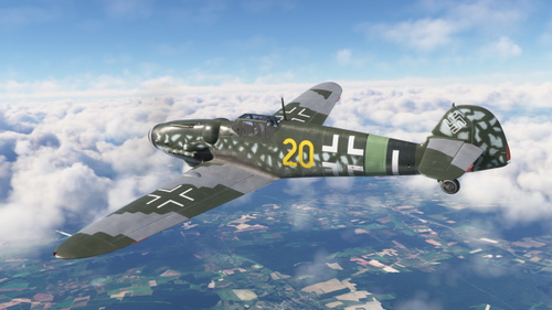  Messerschmitt Bf 109G-6  "Gelbe 20"   3./EKG(J)