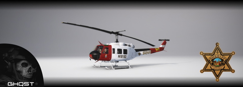 ★ Orange County Sheriff "Duke 7" UH-1H | N181SD | 8K ★ 