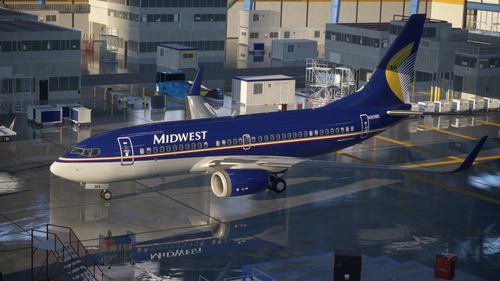 PMDG 737-700 Midwest Airlines Circa 2002 (Fictional)