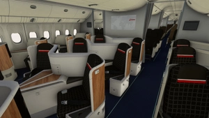  PMDG 777-300ER w/ cabin Swiss International Fleet thumbnail 11