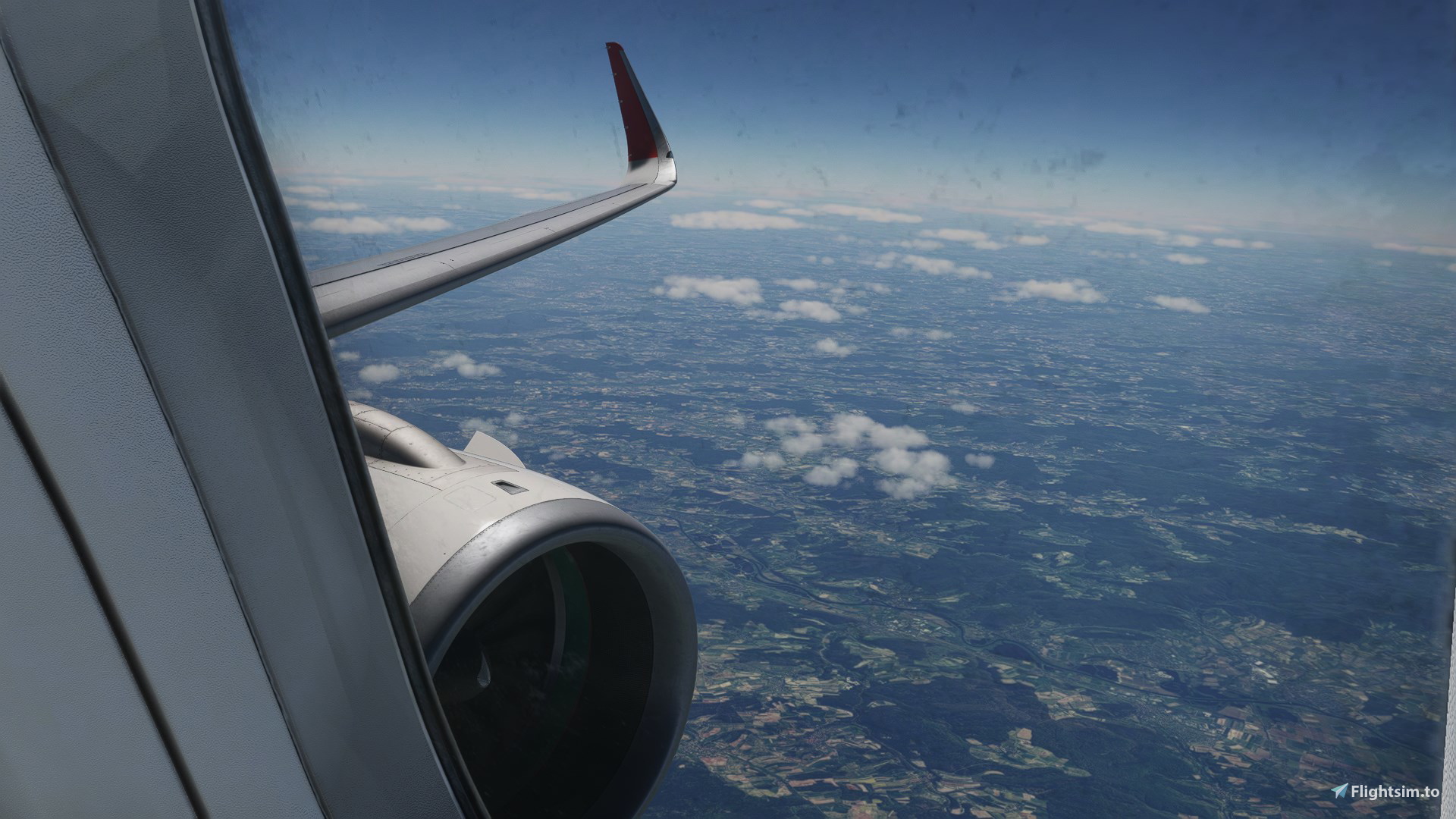 10 Realistic Custom (Wing) Views - IniBuilds A320neo  - Image 1