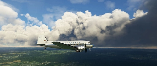 DC3 Lufthansa D-CADE + GPS