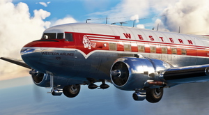 Douglas DC-3 - Western Airlines thumbnail 7