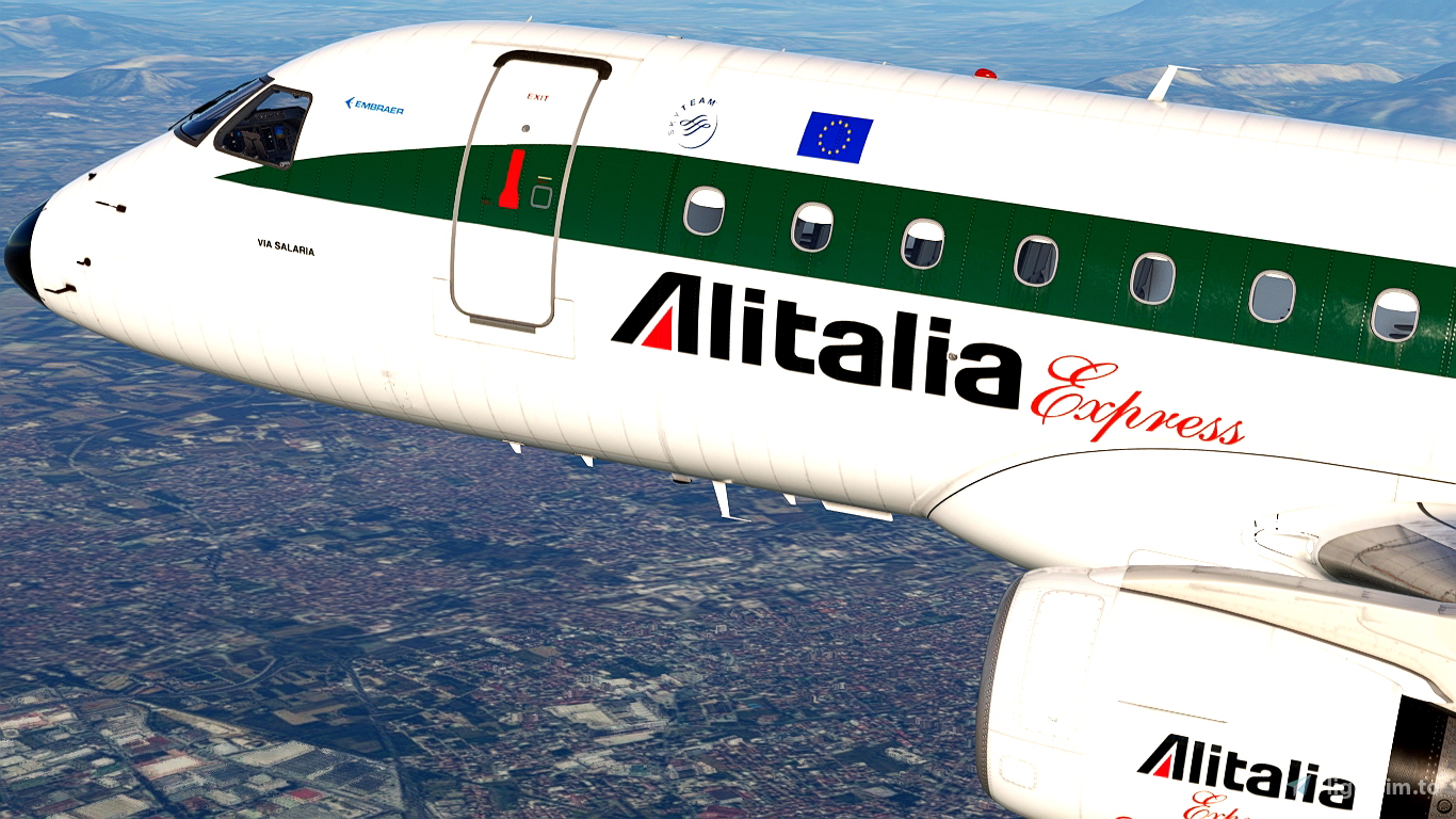 Alitalia Express EIDFK for Microsoft Flight Simulator MSFS