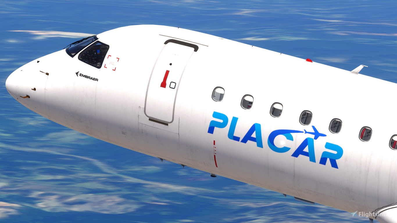 Placar Linhas Aéreas PSLMP Embraer 190 for Microsoft Flight Simulator
