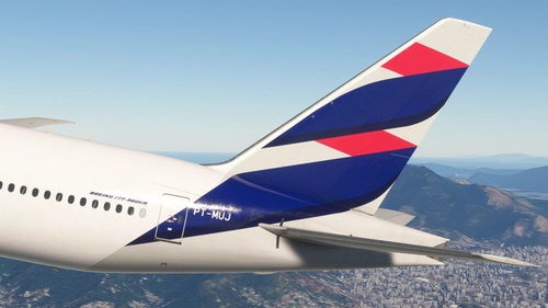 LATAM Airlines PT-MUJ | w/Cabin | 4K resolution