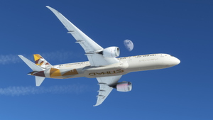 Etihad [A6-BLL] Boeing 787-9 HorizonSim [8K+4K] thumbnail 5