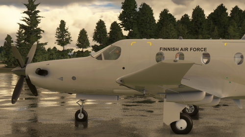 SWS PC12! Finnish Air Force PI-01