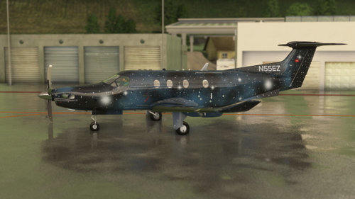 SWS PC12 N55EZ (Fictional based on N56EZ)