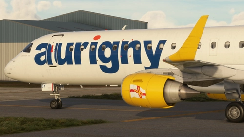FSS E195! Aurigny G-NSEY
