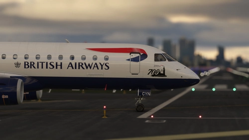 FSS E190 | BA Cityflyer G-LCYN (700th) | Cabin included