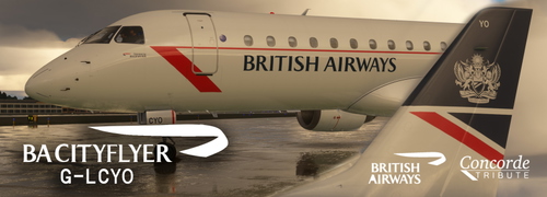 FSS E190 BA CityFlyer Concorde Landor (fictional tribute)