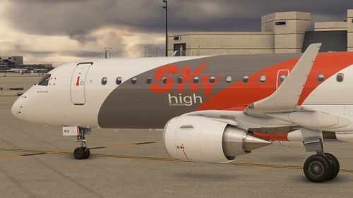 FSS E190 SkyHigh Dominicana P4-KCI with Cabin