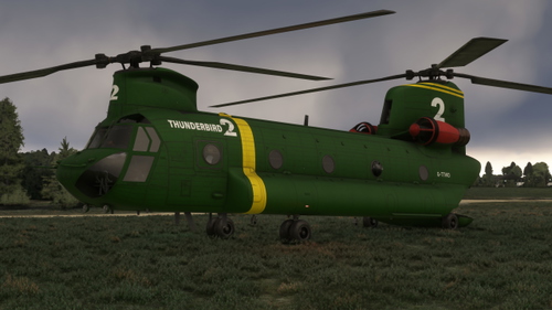 G-TTWO (Thunderbird 2 Inspired) | Miltech Chinook CH-47 | Fictional