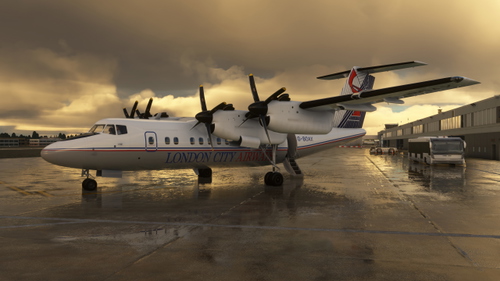 London City Airways G-BOAX  |  PILOT's Dash 7