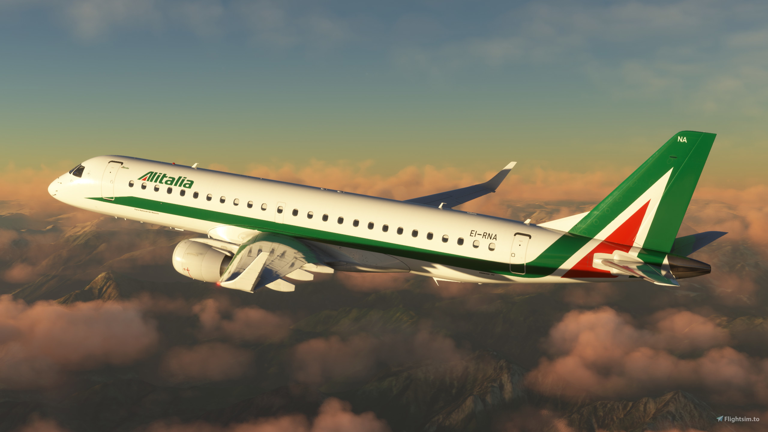 アリタリア・シティライナー ERJ-190 EI-RND 1/400 アリタリア・シティライナー ERJ-190 EI-RND 1/400