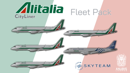Alitalia CityLiner Fleet Pack w/Cabin | FSS E190