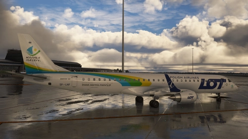 LOT Polish "Warmia Mazury" special livery (SP-LNF) FSS E195