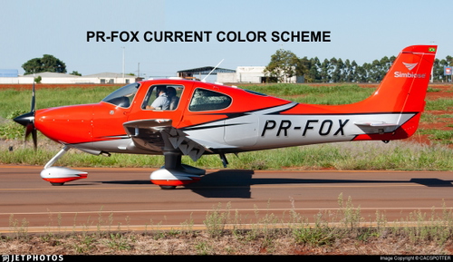 2014 Cirrus SR22 G3-GTSx with Brazilian registration PR-FOX