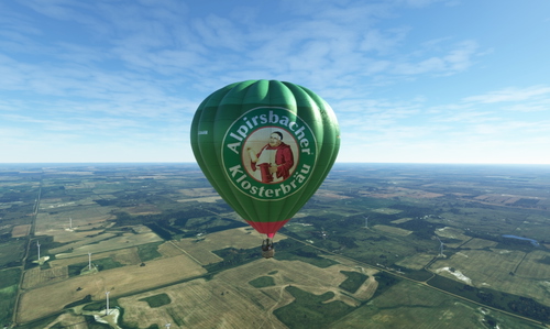 HPG Hot Air Balloon Repaint Livery: Alpirsbacher D-OAAM 2007