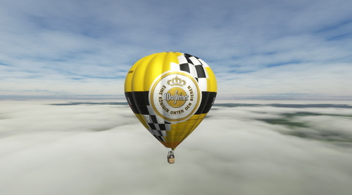 HPG Hot Air Balloon Repaint Livery: Warsteiner D-OWMM 2009