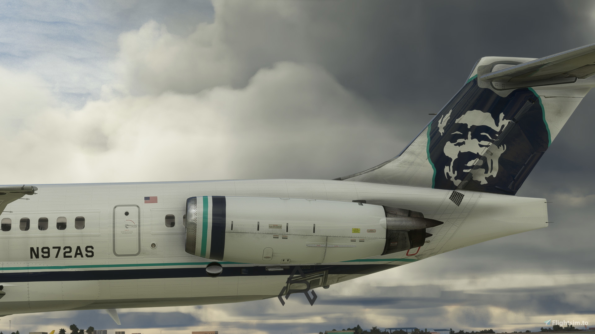 Alaska Airlines N972AS | MD-83 - MaddogX | Cockpit+Cabin for