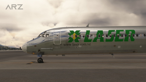 LASER Airlines "Silver Bullet" YV3367 | MD82 - MaddogX (Legacy)