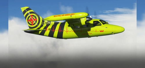 ZK-PSR Westpac Air Ambulance | iniBuilds Mitsubishi MU-2 [4K]