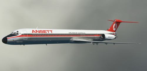 Ansett Airlines of Australia VH-CZL (Douglas DC-9) | Fly the MaddogX MD-83 [4K]