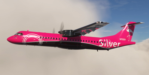 Silver Airways N703SV 'Conch Republic' | Asobo ATR 72-600 [4K]