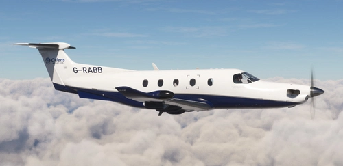 G-RABB Oriens Aviation - Executive | SimWorks Studios PC-12 [4K]
