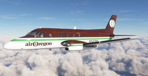 Air Oregon N5476M - Fictional | NextGen Simulations EMB-110 Bandeirante [4K]