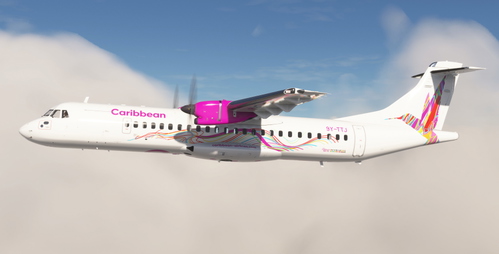 Caribbean Airlines 9Y-TTJ (Custom Interior) | Asobo ATR 72-600 [8K]