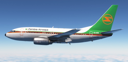 Zambia Airways 9J-AEG (B737-200) | PMDG 737-600 [4K]