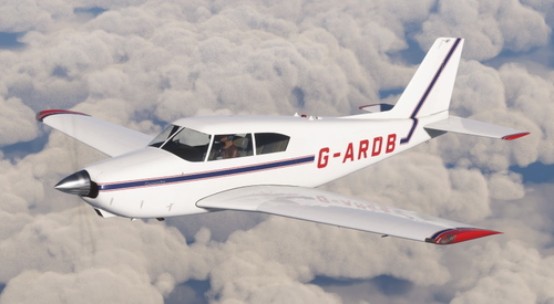 G-ARDB | A2A Accu-Sim Piper PA-24 Comanche [8K]