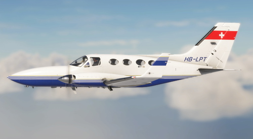 HB-LPT | FlySimWare C414AW Chancellor [4K]