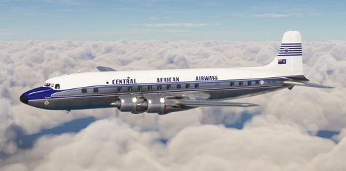 Central African Airways VP-YNC 'Mlanje' | PMDG DC-6B [4K]