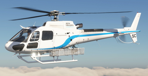Alpine Helicopters ZK-HSC (Fictional) (New Zealand) | CowanSim H125 (AS350) [8K]