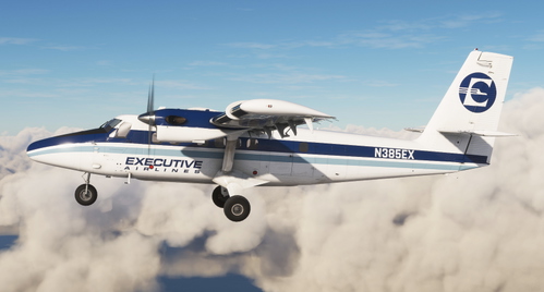 Executive Airlines N385EX | Aerosoft DHC-6 Twin Otter [4K]