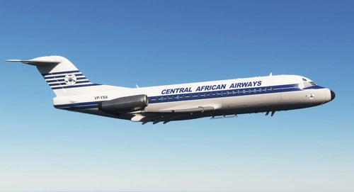 Central African Airways VP-YXA (BAC 111 One Eleven) (Fictional) | JustFlight F28 Professional [4K]