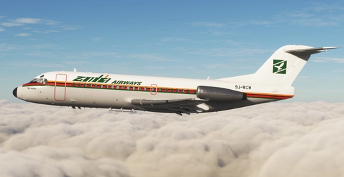 Zambia Airways 9J-RCH (BAC 111 One Eleven) (Fictional) | JustFlight F28 Professional [4K]