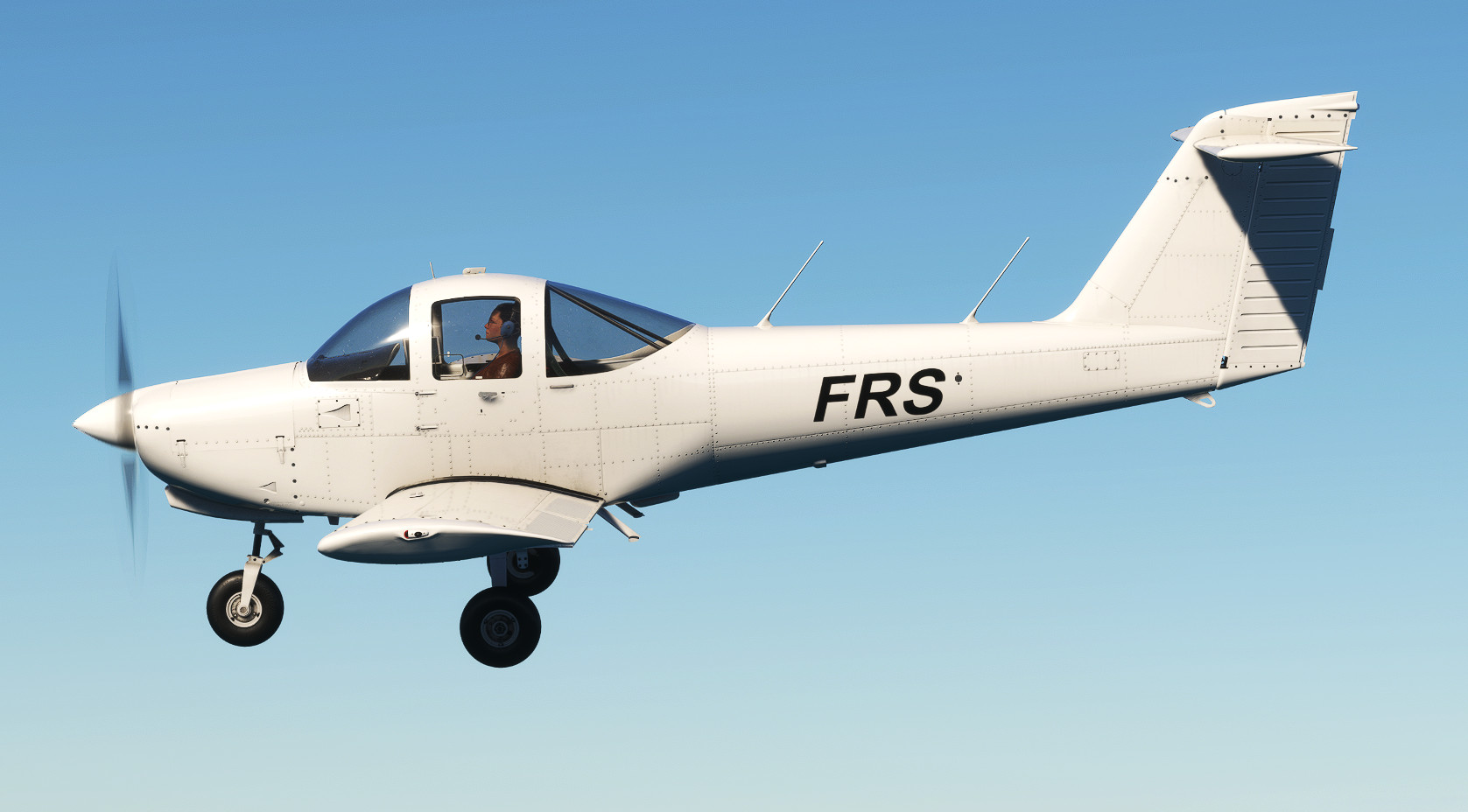 ZK-FRS Wanganui Aero Club (New Zealand) PA38 | JustFlight PA-38