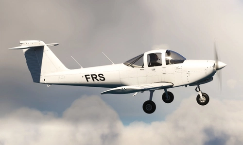 ZK-FRS Wanganui Aero Club (New Zealand) PA38 | JustFlight PA-38 Piper Tomahawk [8K]
