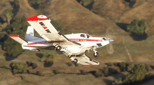 Wanganui Aero Work ZK-LTV - Original Red (New Zealand) | ORBX PAC P-750 XSTOL (Ag)