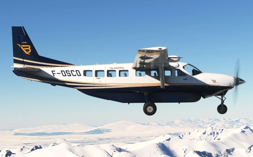F-OSCO St Barth Commuter | Cessna 208B Grand Caravan (Asobo EX & BlackSquare) [8K]