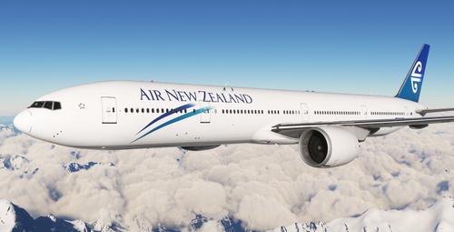 Air New Zealand ZK-OKM (Pacific Wave (Fictional) | 2010) | PMDG Boeing 777-300ER [8K]