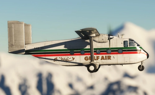 Gulf Air A4O-SO | Microsoft / iniBuilds Short SC.7 Skyvan [4K]