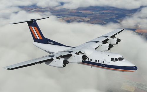 SA Express De Havilland Canada Dash-7 ZS-NMA 1994 Livery