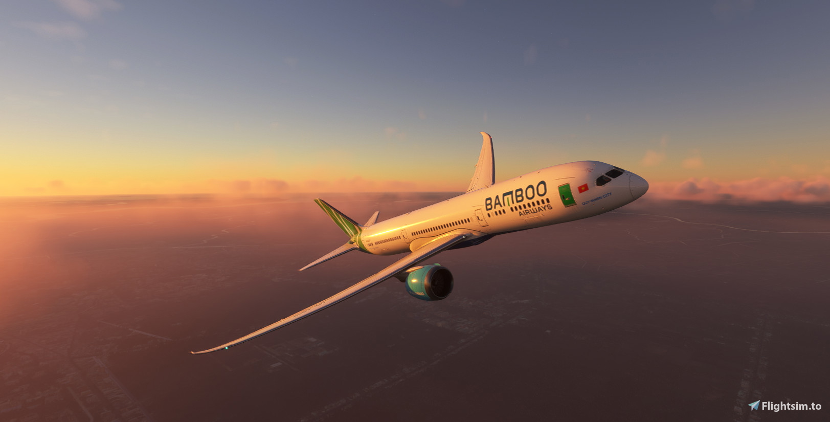 BAMBOO AIRWAYS GE 8k [VN-A829] for Boeing 787-9 HorizonSim